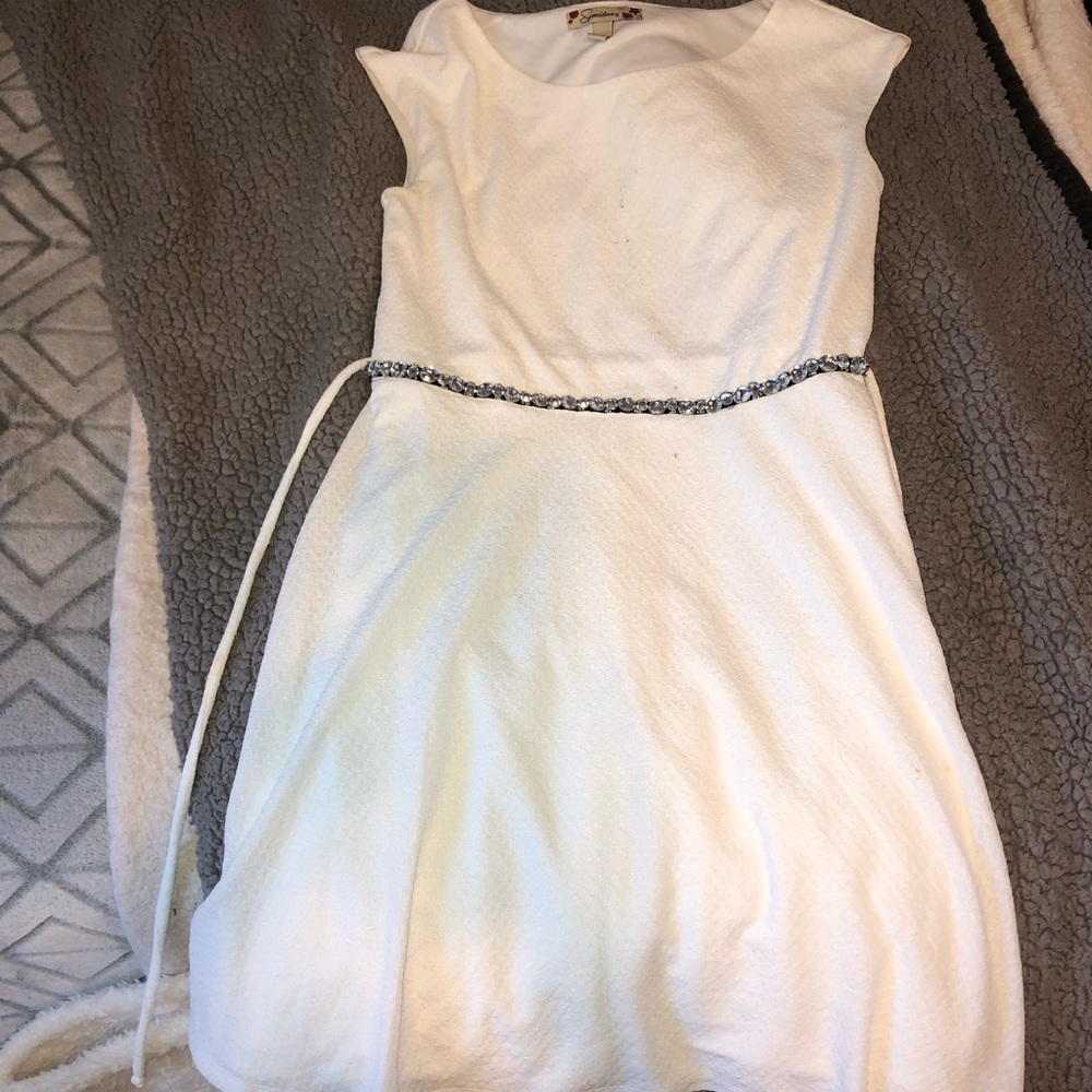 white dress